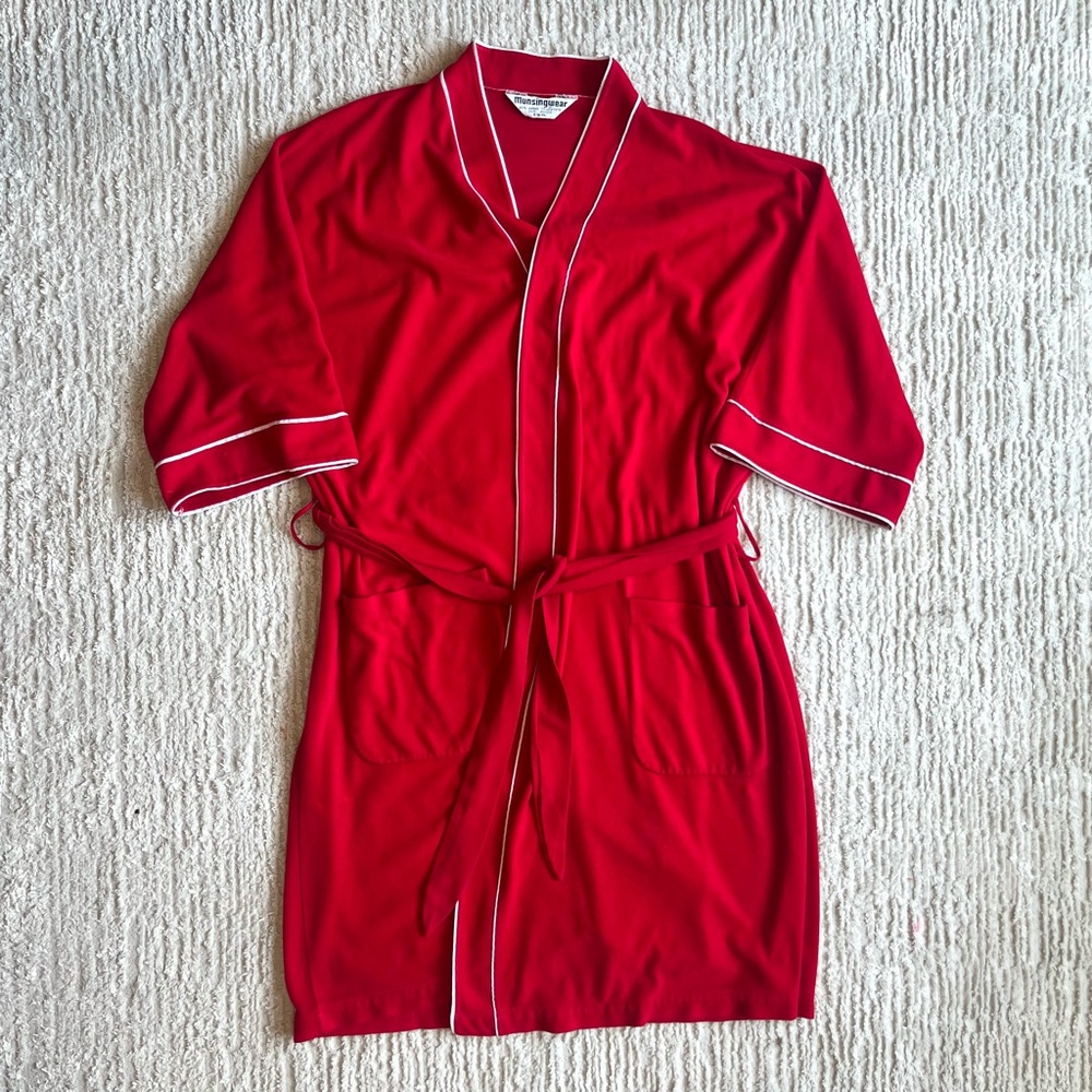 Vintage Red Men’s/Unisex Robe